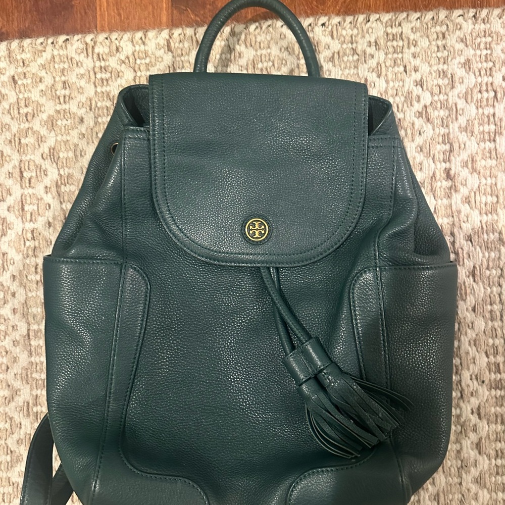 Tory Burch leather backpack